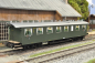 Preview: Dingler Bausatz 4achs. 2/2Kl. Personenwagen DB mit Beleuchtung Neuheit 2020