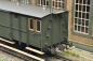 Preview: Dingler Bausatz 2achs. Packwagen DB Neuheit 2020