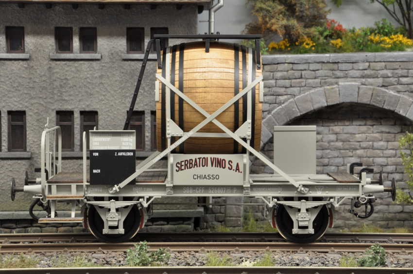 Preview: (Reserviert) Dingler/Lokladen Weinfasswagen der SBB