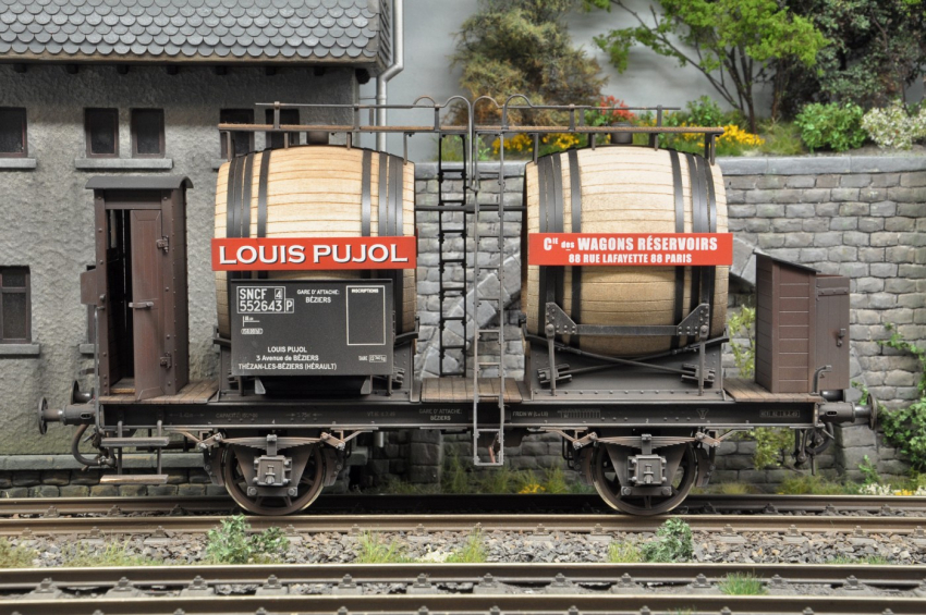 Preview: (Reserviert) Dingler/Lokladen Weinfasswagen SNCF gealtert