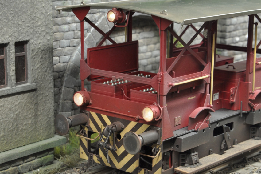 Dingler Akku-Kleinlokomotive Ka 4013 Ep. III gealtert