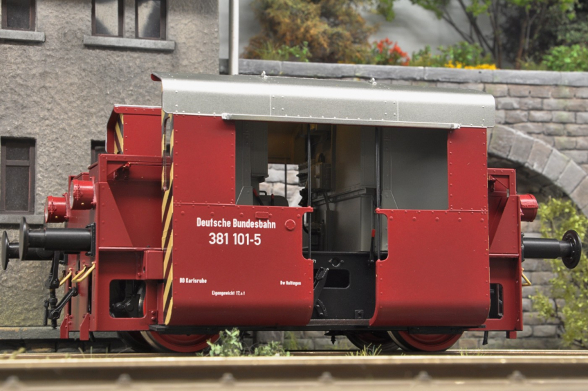 Dingler Akku-Kleinlokomotive 381 101-5 der DB, Ep. IV