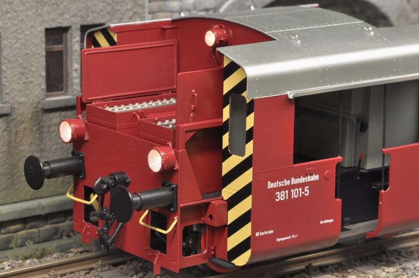 Dingler Akku-Kleinlokomotive 381 101-5 der DB, Ep. IV