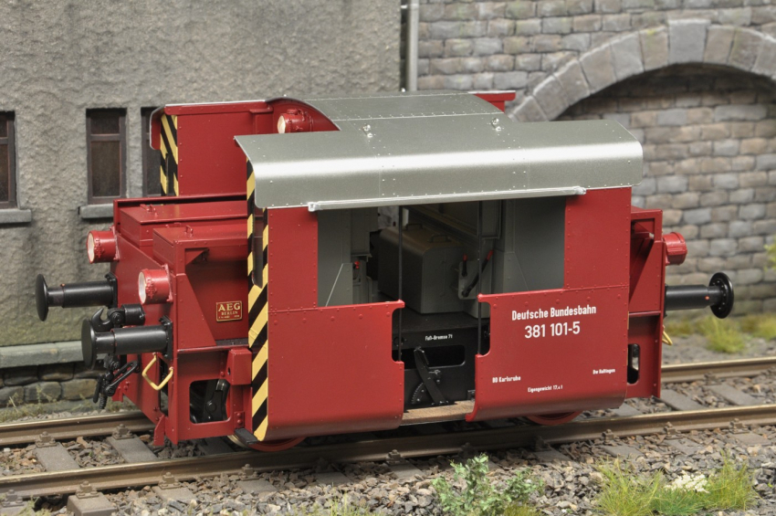 Preview: Dingler Akku-Kleinlokomotive 381 101-5 der DB, Ep. IV