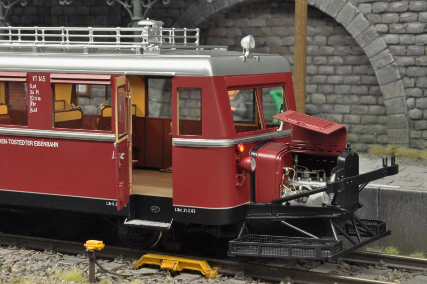 Dingler Wismarer Schienenbus VT145, mit FineScale Radsätzen, Wilstedt-Zeven-Tostedter Eisenbahn