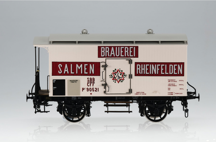 Dingler SBB Bierwagen "Brauerei Salmen Rheinfelden" mit Bremserbühne