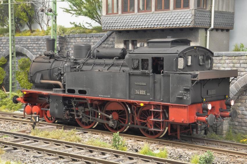 KM1 BR 74 833 der DB Ep.IIIa gesupert & gealtert Neuheit