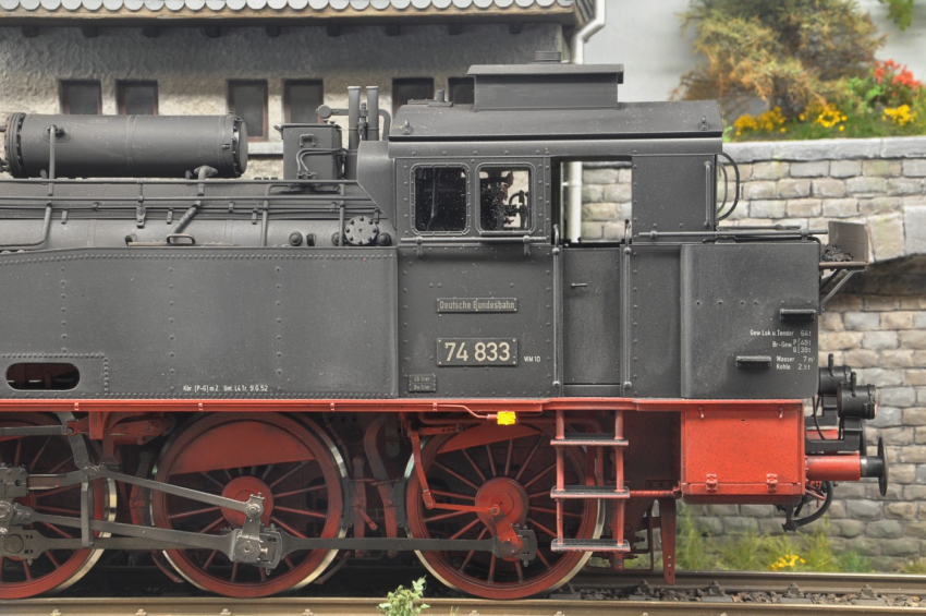 KM1 BR 74 833 der DB Ep.IIIa gesupert & gealtert Neuheit