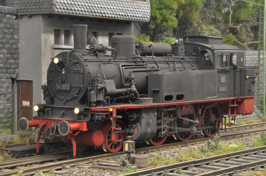 KM1 BR 74 1073 der DB Ep.IIIb gesupert & gealtert Neuheit
