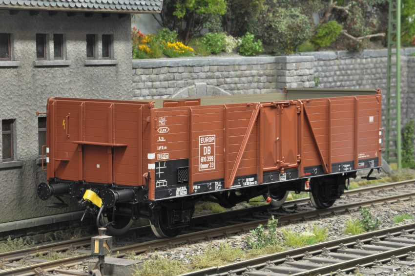 KM1 Ommr 33 "Villach" der DB Ep.IIIa ohne Bremserhaus