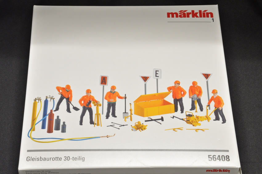 Märklin Figuren Set "Gleisbaurotte 30 tlg."