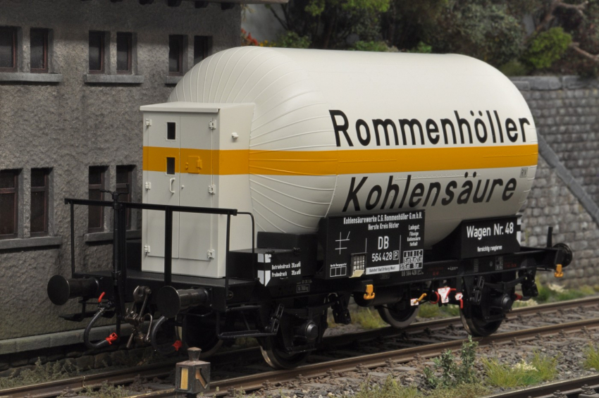 Steiner Modellwerke Druckgaskesselwagen "Rommenhöller" Ep.IIIb der DB, FineScale Radsätze