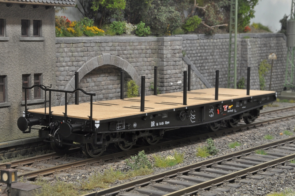 Bee's Modellbahn 6-Achs. Schwerlastwagen "SSyms" Deutsche Reichsbahn Ep II, Beschriftungsvariante A