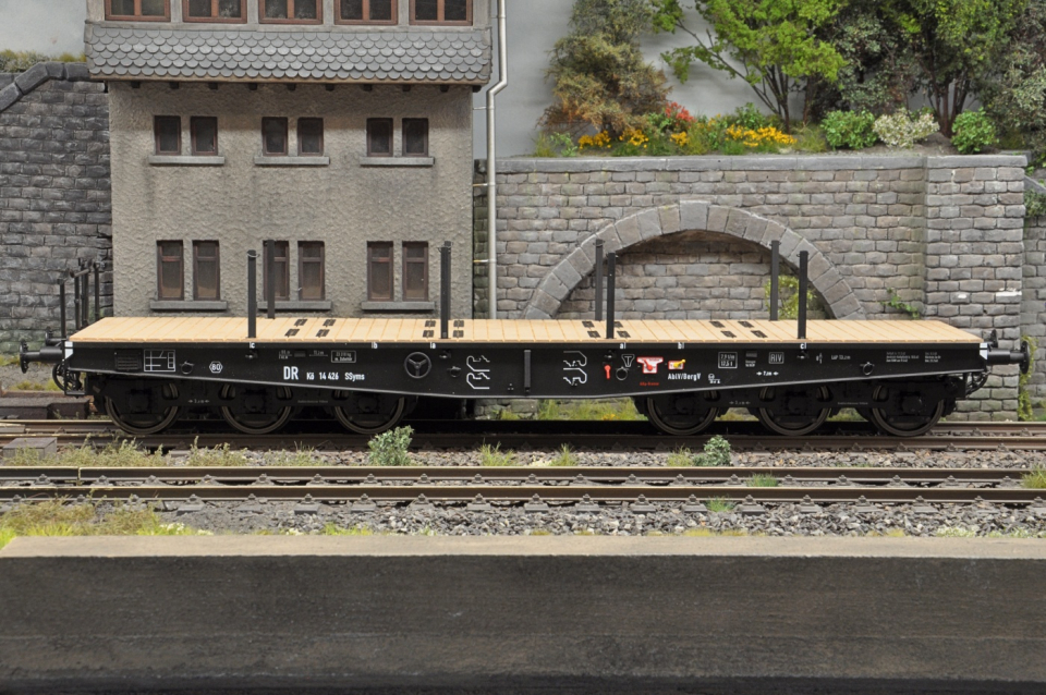 Bee's Modellbahn 6-Achs. Schwerlastwagen "SSyms" Deutsche Reichsbahn Ep II, Beschriftungsvariante A