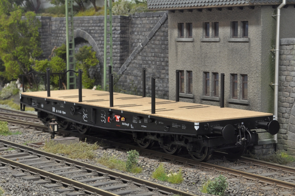 Bee's Modellbahn 6-Achs. Schwerlastwagen "SSyms" Deutsche Reichsbahn Ep II, Beschriftungsvariante A