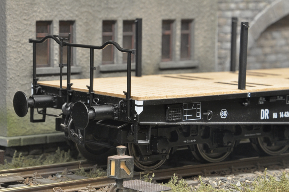 Bee's Modellbahn 6-Achs. Schwerlastwagen "SSyms" Deutsche Reichsbahn Ep II, Beschriftungsvariante A