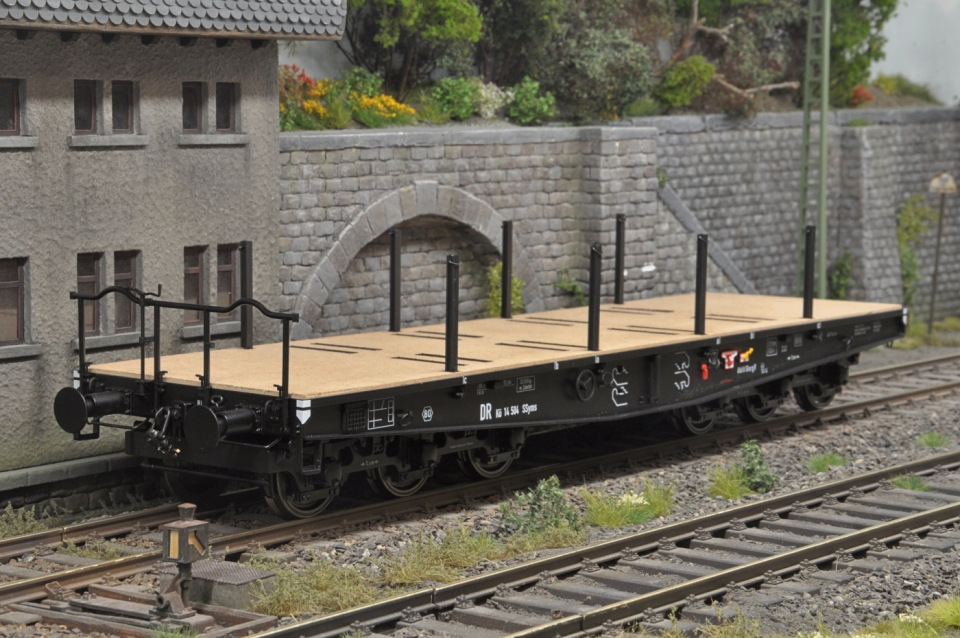 Bee's Modellbahn 6-Achs. Schwerlastwagen "SSyms" Deutsche Reichsbahn Ep II, Beschriftungsvariante B