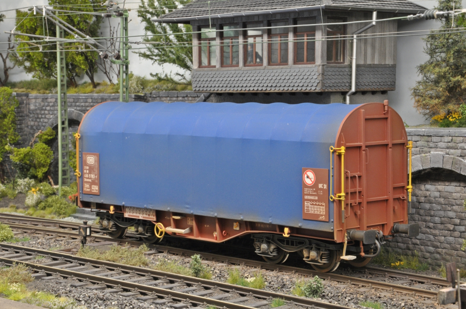 Dimotec 4 Achs. Planenwagen gealtert DB