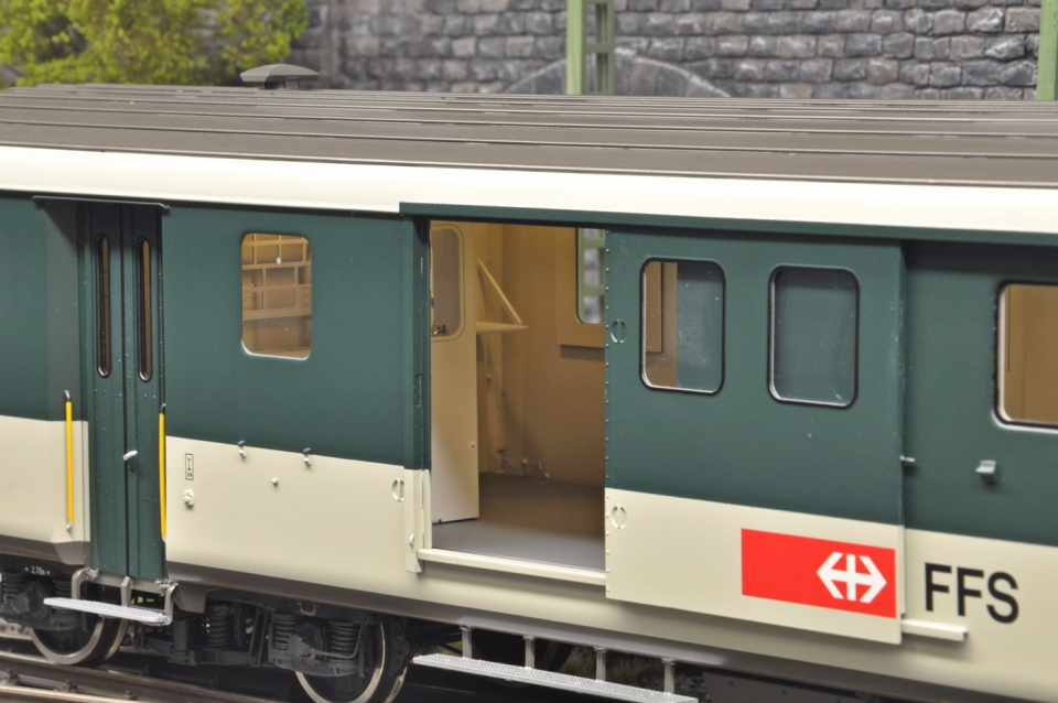 Dingler / Lokladen 4-achsiger Packwagen der SBB