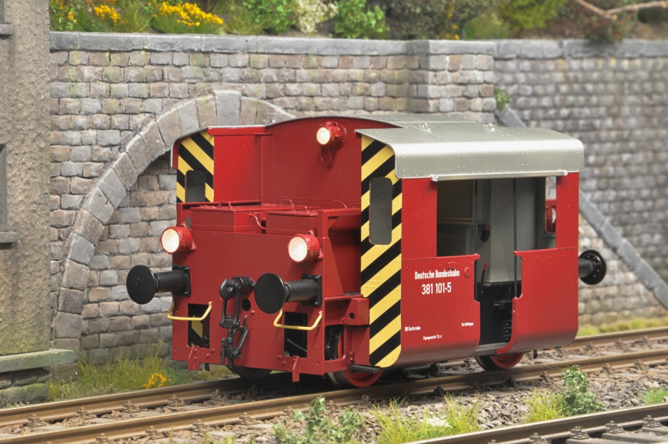 Dingler Akku-Kleinlokomotive 381 101-5 der DB, Ep. IV