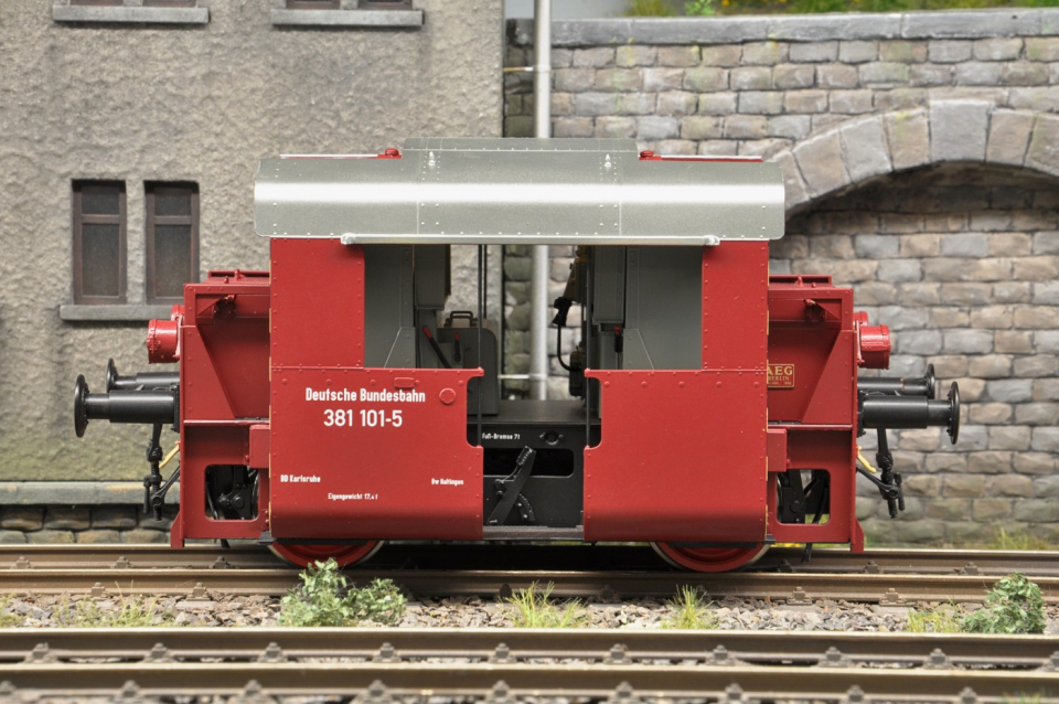 Dingler Akku-Kleinlokomotive 381 101-5 der DB, Ep. IV