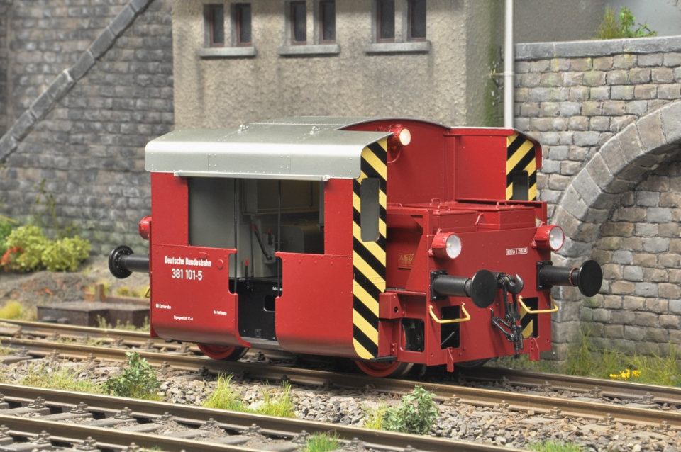 Dingler Akku-Kleinlokomotive 381 101-5 der DB, Ep. IV