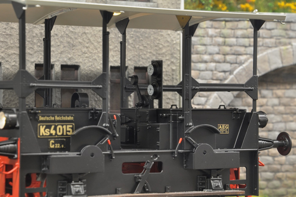 Dingler Akku-Kleinlokomotive Ks 4015 Ep. II, mit Finescale Radsätzen