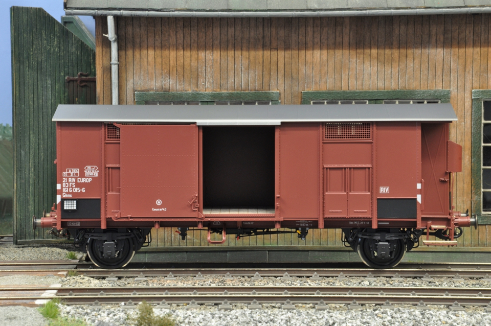 Dingler Spitzdachwagen Ep. IV "EUROP" mit Bremserhaus, der FS