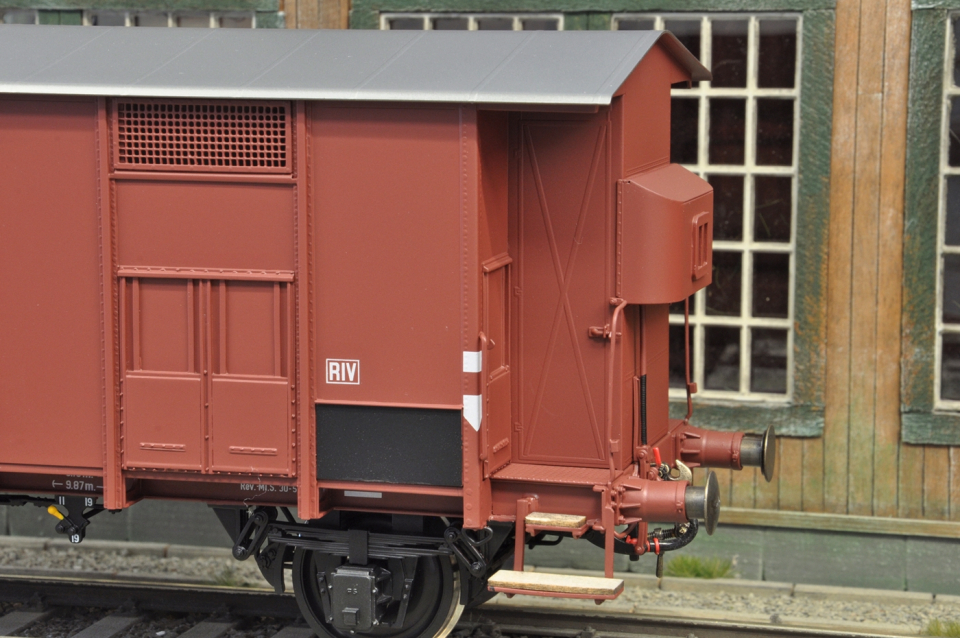 Dingler Spitzdachwagen Ep. IV "EUROP" mit Bremserhaus, der FS