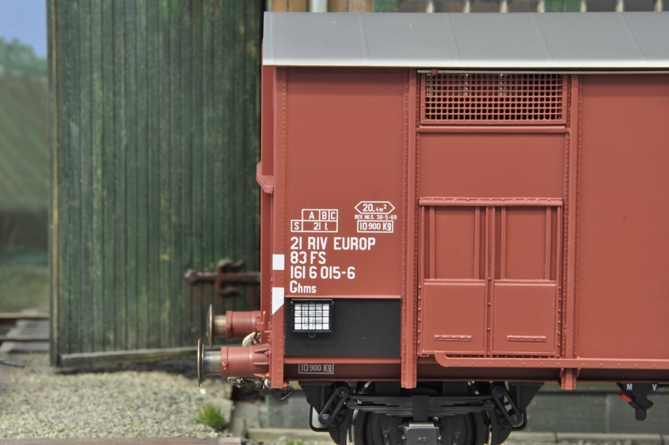 Dingler Spitzdachwagen Ep. IV "EUROP" mit Bremserhaus, der FS