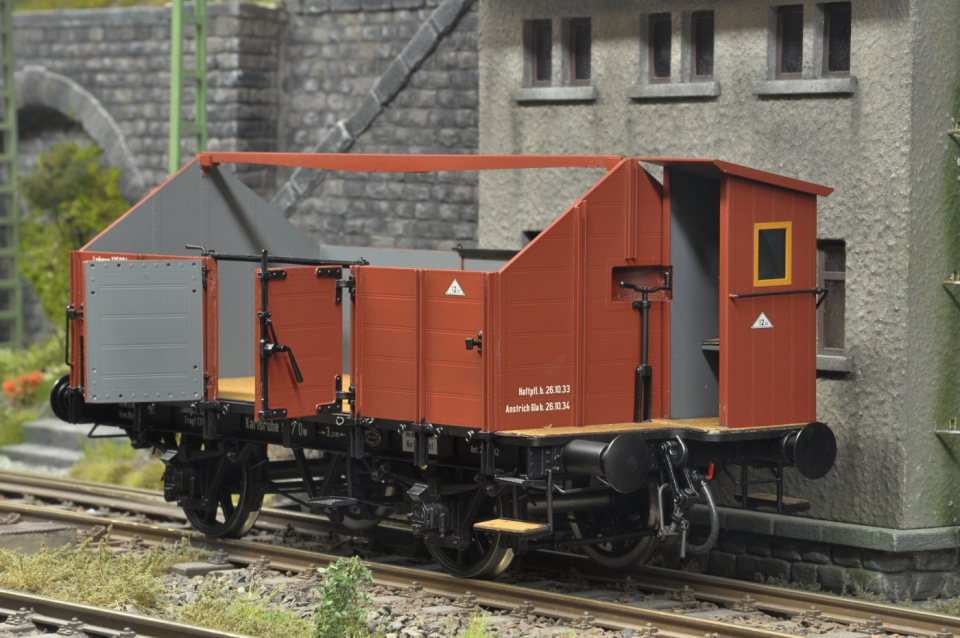 Fine Models "Offener Güterwagen" Ow mit Giebelwand DRG Ep. II