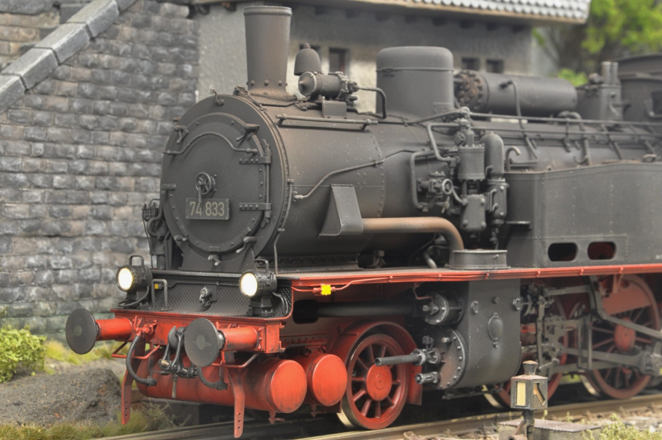 KM1 BR 74 833 der DB Ep.IIIa gesupert & gealtert Neuheit