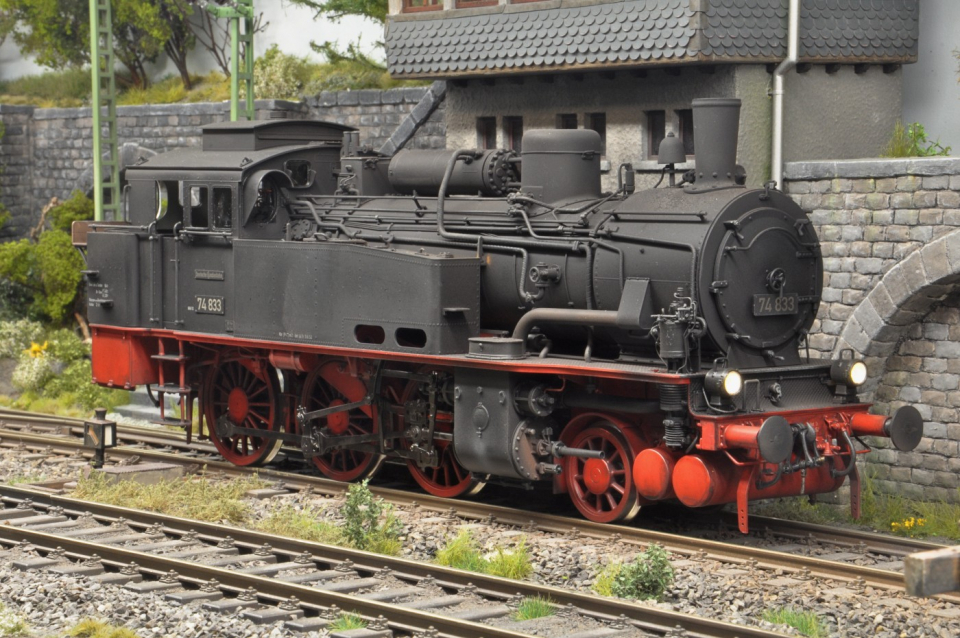 KM1 BR 74 833 der DB Ep.IIIa gesupert & gealtert Neuheit