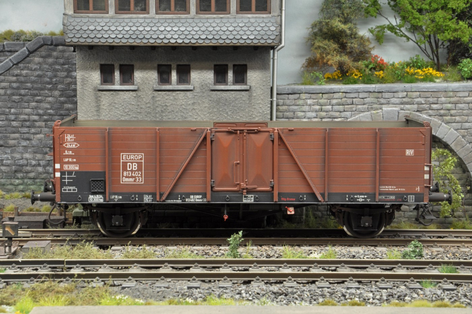 KM1 Ommr 33 "Villach" der DB Ep.IIIa ohne Bremserhaus gealtert