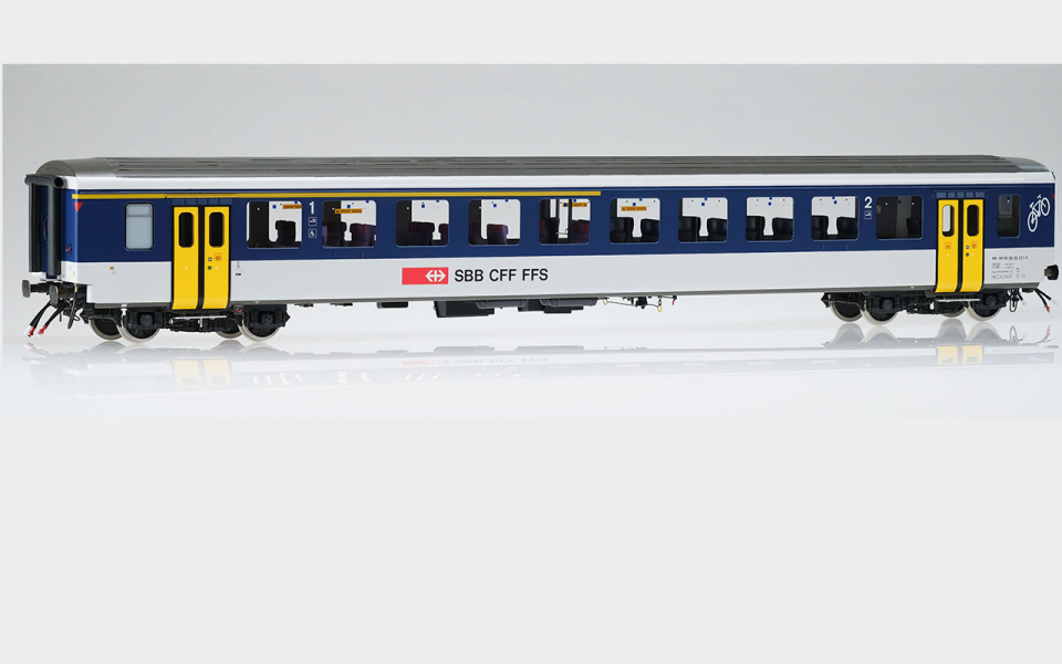 Dingler 4-achsige Schnellzugwagen der SBB KLB Neuheit 2021
